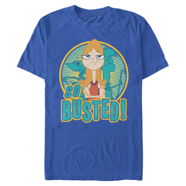 Disney Classics - Phineas and Ferb - Skupina So Busted - Men's T-Shirt - Royal blue - Front
