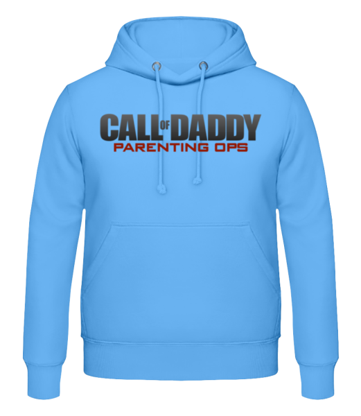 Call Of Daddy - Men's Hoodie - Light blue - Front