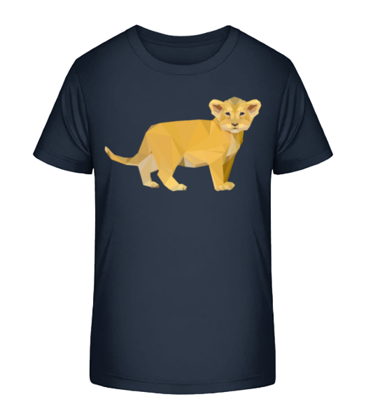 Little Lion - Kid's Bio T-Shirt Stanley Stella - Navy - Front