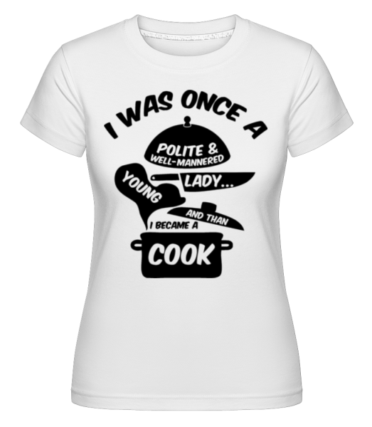 I Was A Young Cook -  Shirtinator Women's T-Shirt - White - Front