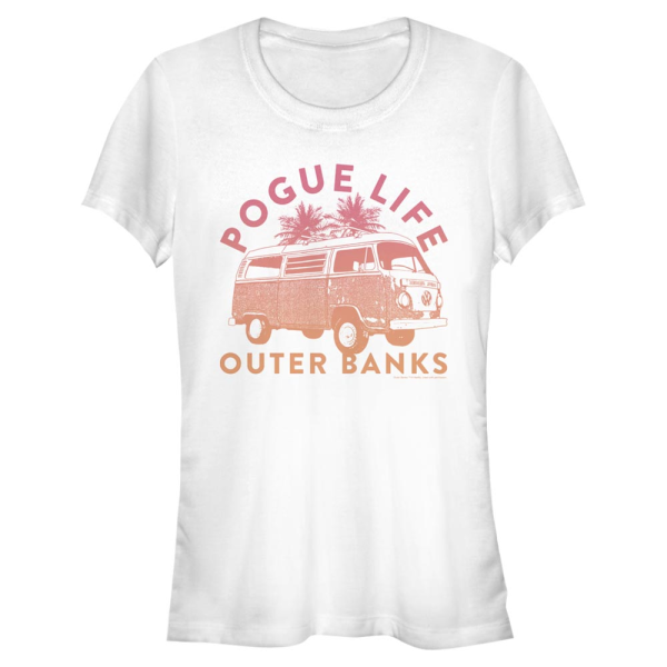 Netflix - Outer Banks - Logo Pogue Life - Women's T-Shirt - White - Front