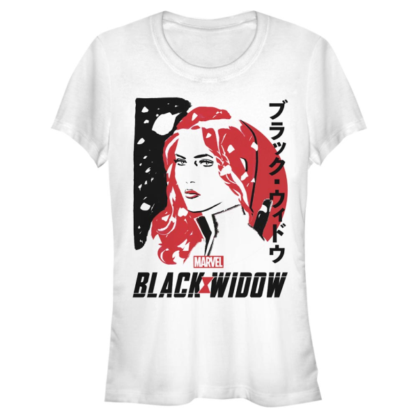 Marvel - Black Widow - Black Widow Drawn Widow - Women's T-Shirt - White - Front