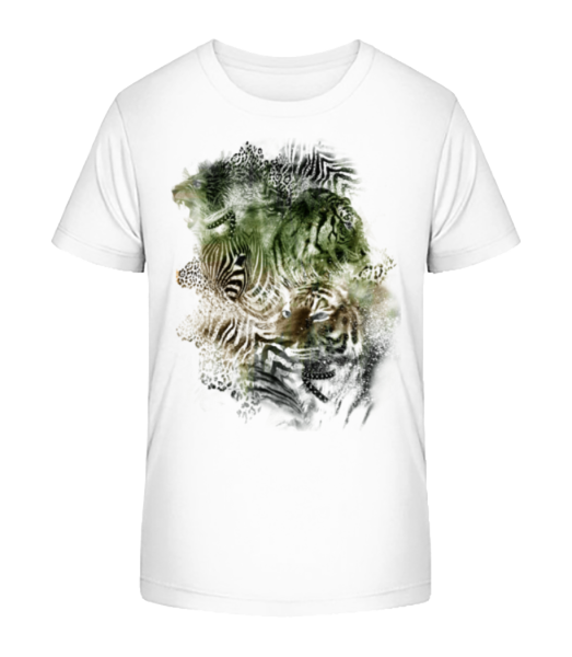 Big Cats Pack - Kid's Bio T-Shirt Stanley Stella - White - Front