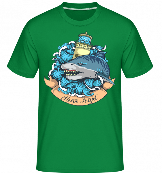 Tiger Shark -  Shirtinator Men's T-Shirt - Kelly green - Vorn
