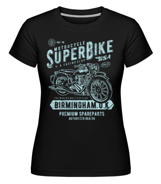 Super Bike -  Shirtinator Women's T-Shirt - Black - Front
