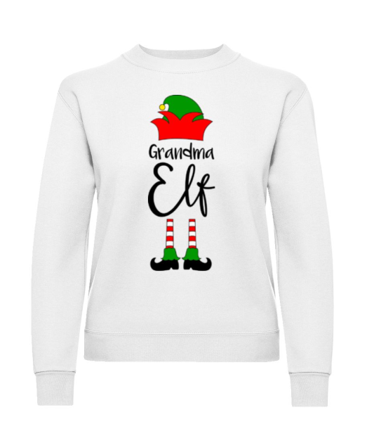 Grandma Elf - Women's Sweatshirt - White - Front