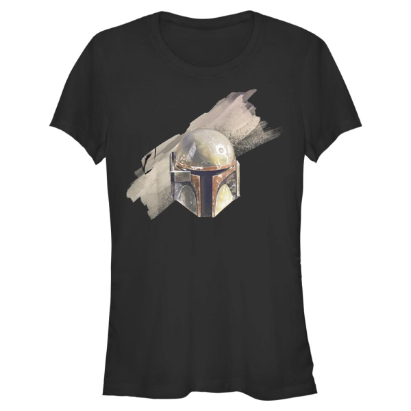 Star Wars - The Mandalorian - Mandalorian Fett Helmet - Women's T-Shirt - Black - Front
