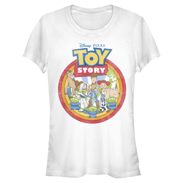 Pixar - Toy Story - Group Shot Group Toys - Women's T-Shirt - White - Front