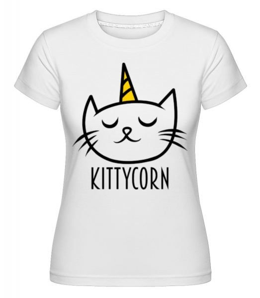 Kittycorn -  Shirtinator Women's T-Shirt - White - Front