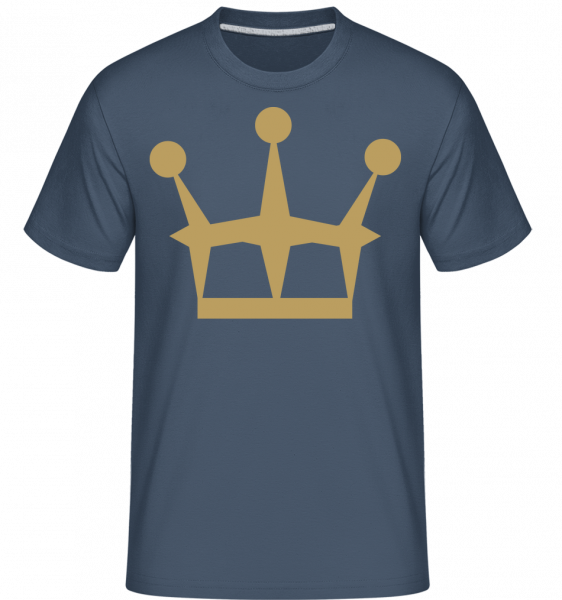 Crown Sign -  Shirtinator Men's T-Shirt - Denim - Vorn