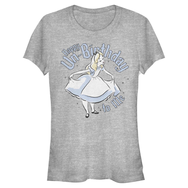 Disney - Alice in Wonderland - Alice UnBirthday - Women's T-Shirt - Heather grey - Front