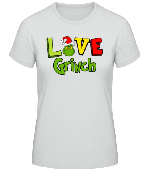 Love Grinch - Women's Basic T-Shirt - Heather grey - Front