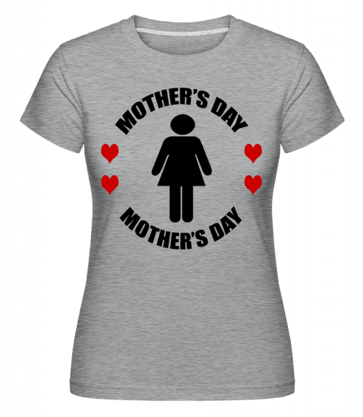 Mother's Day Logo -  Shirtinator Women's T-Shirt - Heather grey - Vorn