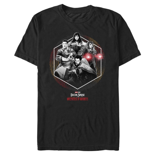 Marvel - Doctor Strange - Group Shot Group Together - Men's T-Shirt - Black - Front