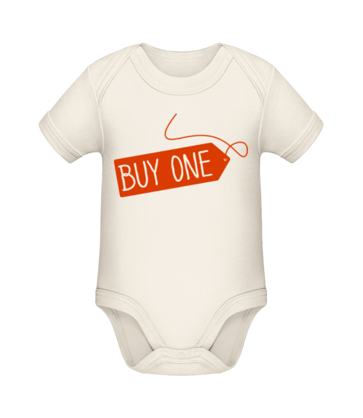 Twin Buy One - Organic Baby Body - Cream - Front