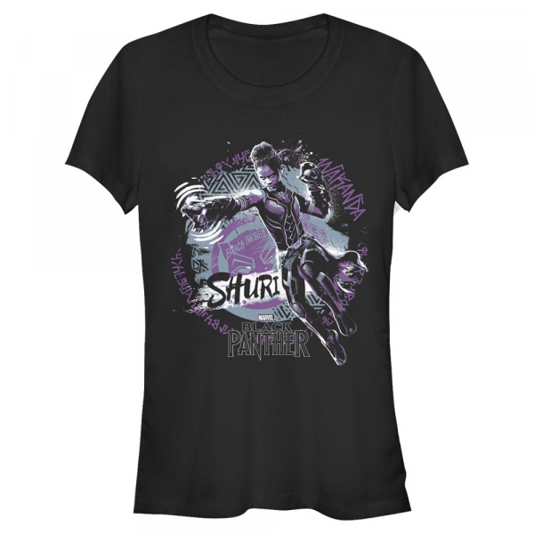 Marvel - Black Panther - Shuri Jump Night - Women's T-Shirt - Black - Front