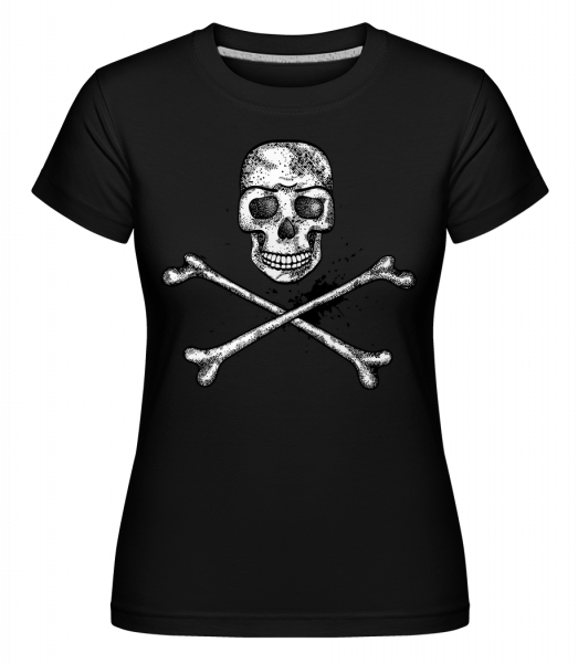 Skull Comic -  Shirtinator Women's T-Shirt - Black - Vorn