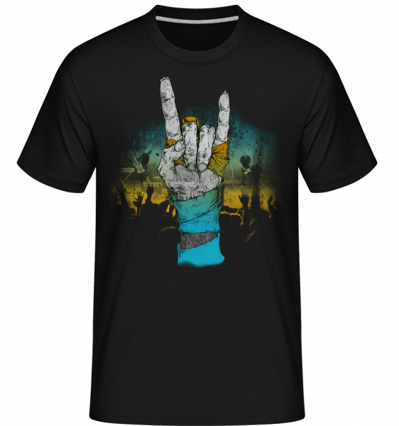 Festival Hand -  Shirtinator Men's T-Shirt - Black - Vorn