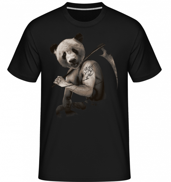 Scythe Panda -  Shirtinator Men's T-Shirt - Black - Vorn