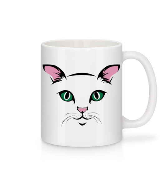 Cute Cat Kids - Mug - White - Front