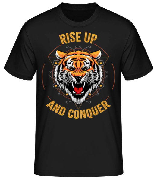Rise Up And Conquer - Men's Basic T-Shirt - Black - Front