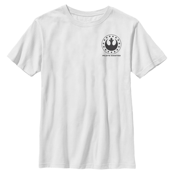 Star Wars - Squadrons - Logo Rebel - Kids T-Shirt - White - Front
