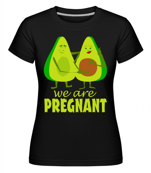 Avocado Pregnant -  Shirtinator Women's T-Shirt - Black - Vorn