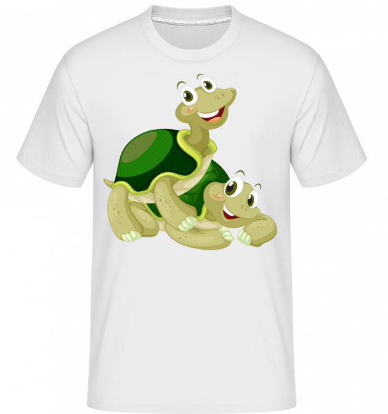 Happy Turtles -  Shirtinator Men's T-Shirt - White - Vorn
