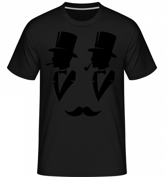 Two Gentlemen -  Shirtinator Men's T-Shirt - Black - Vorn