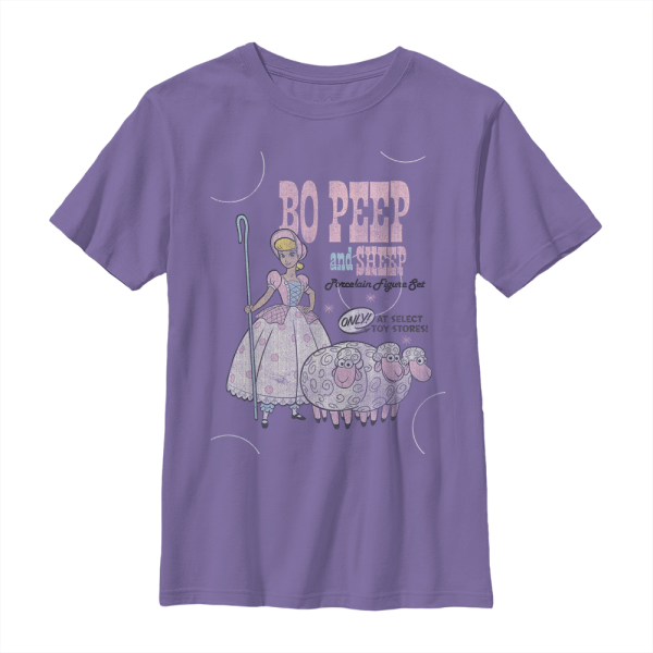 Pixar - Toy Story - Bo Peep BoBeep and Sheep - Kids T-Shirt - Purple - Front