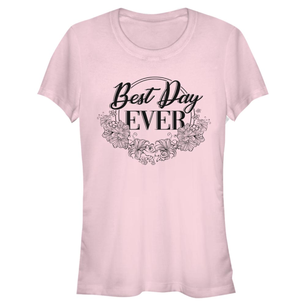 Disney - Tangled - Pascal Best Day Ever - Women's T-Shirt - Pink - Front