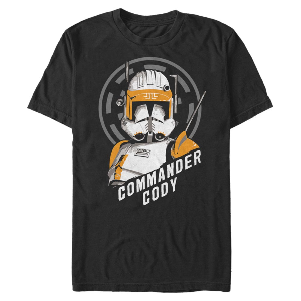 Star Wars - The Clone Wars - Commander Cody - Men's T-Shirt - Black - Front