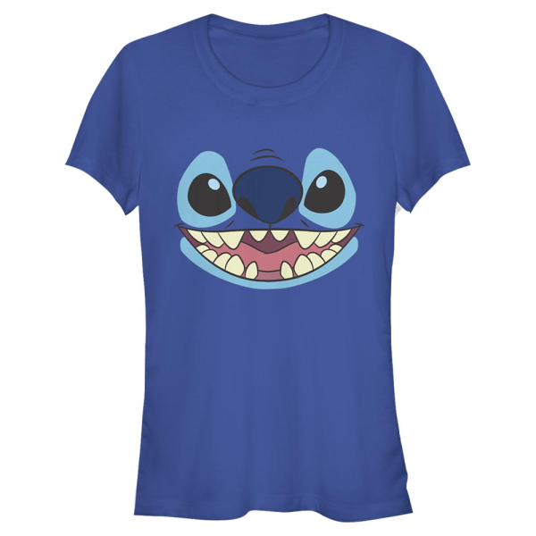 Disney Classics - Lilo & Stitch - Stitch Face Large - Women's T-Shirt - Royal blue - Front