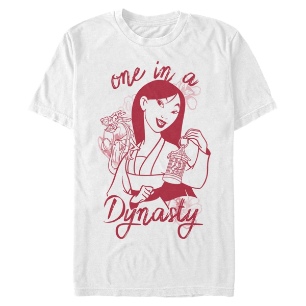 Disney - Mulan - Mulan One A Dynasty - Men's T-Shirt - White - Front