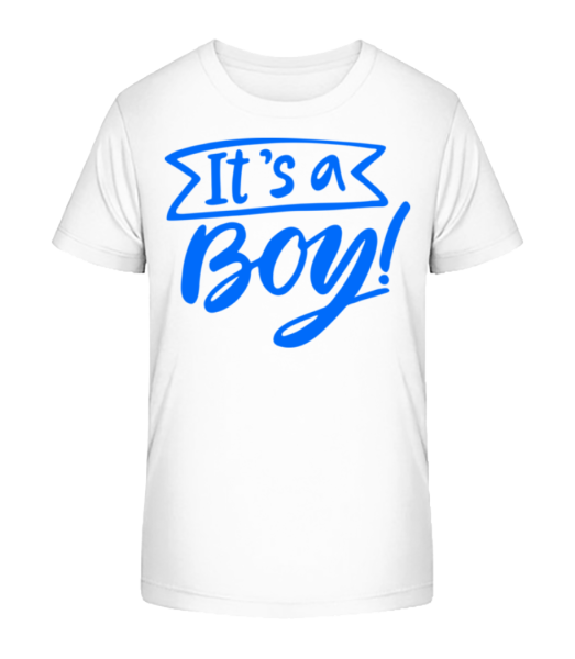 It´s A Boy - Kid's Bio T-Shirt Stanley Stella - White - Front