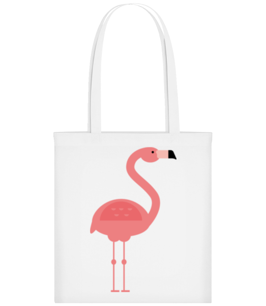 Flamingo Image - Tote Bag - White - Front
