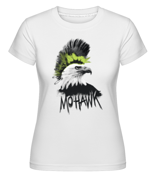 Mohawk -  Shirtinator Women's T-Shirt - White - Front