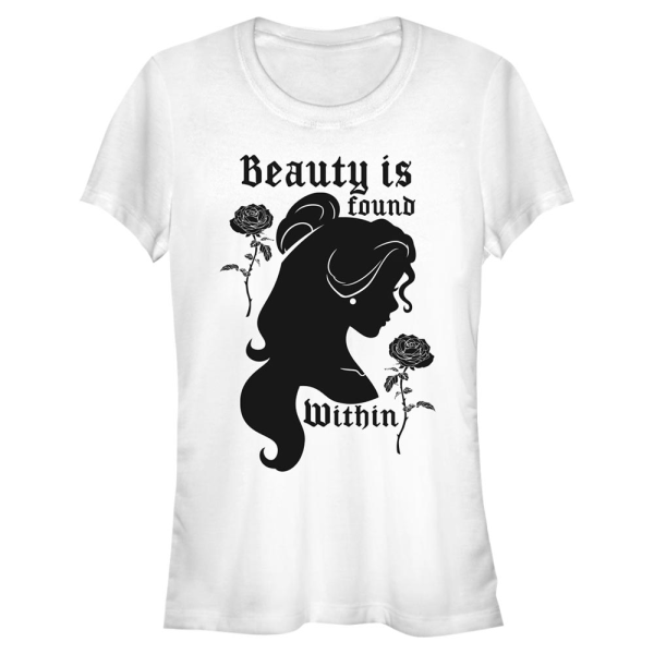 Disney - Beauty & the Beast - Belle Beauty Within - Women's T-Shirt - White - Front