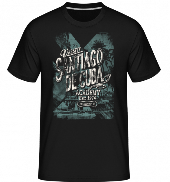 Varsity Santiago De Cuba -  Shirtinator Men's T-Shirt - Black - Vorn