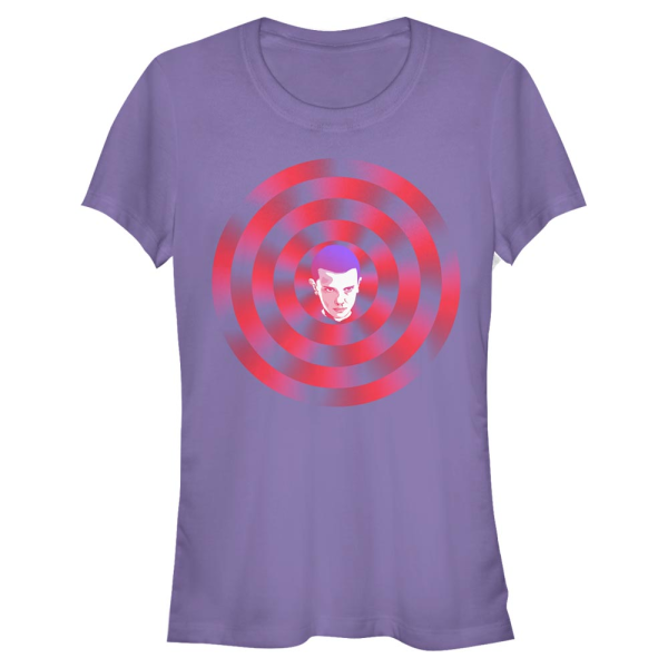 Netflix - Stranger Things - Eleven Trip Out - Women's T-Shirt - Purple - Front