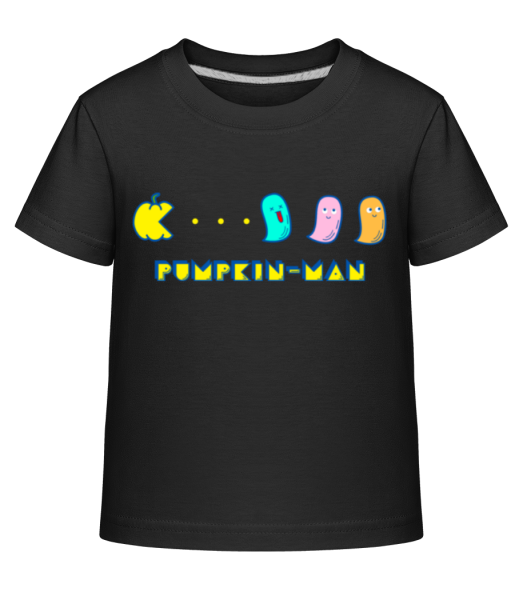 Pumpkin Man - Kid's Shirtinator T-Shirt - Black - Front