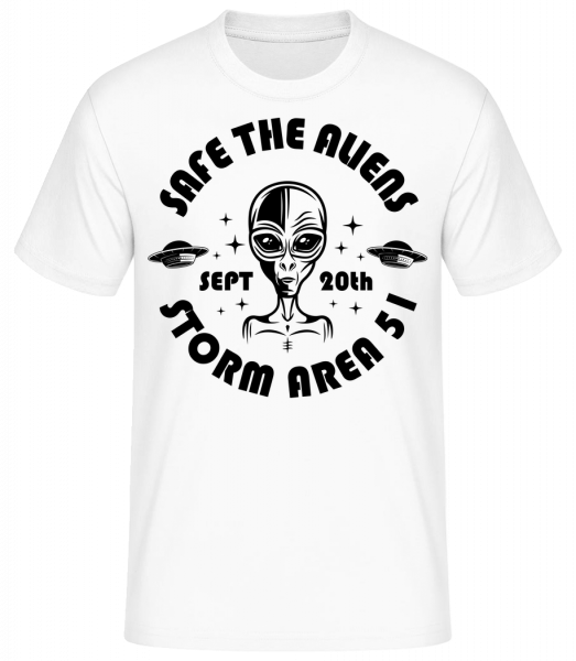 Storm Area 51 - Basic T-shirt - White - Vorn