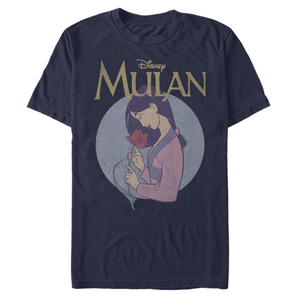 Disney - Mulan - Mulan Vintage - Men's T-Shirt - Navy - Front