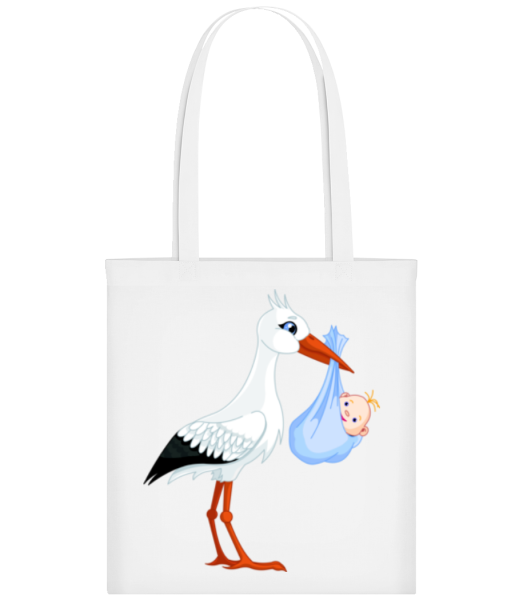 Stork Brings Baby - Tote Bag - White - Front