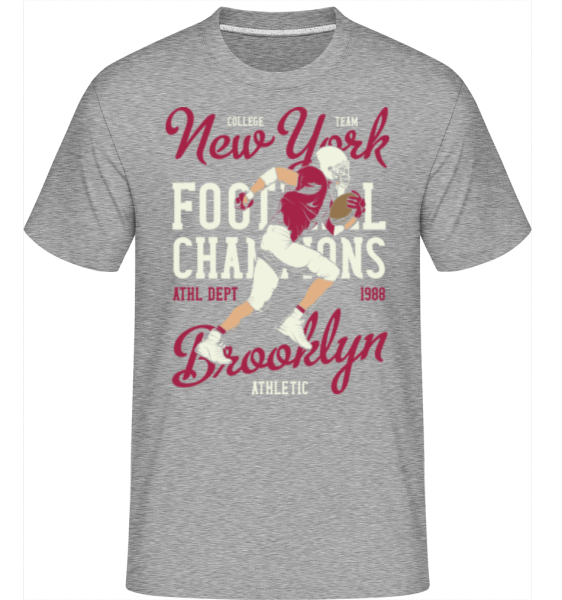 New York Football -  Shirtinator Men's T-Shirt - Heather grey - Front