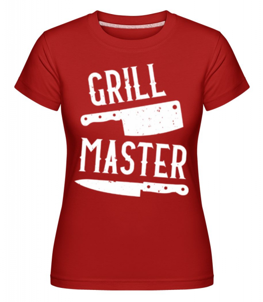 Grillmaster -  Shirtinator Women's T-Shirt - Red - Front