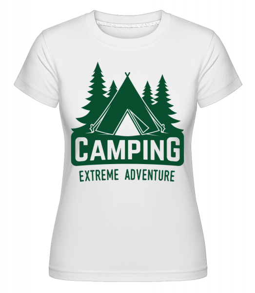 Camping Extreme Adventure -  Shirtinator Women's T-Shirt - White - Vorn