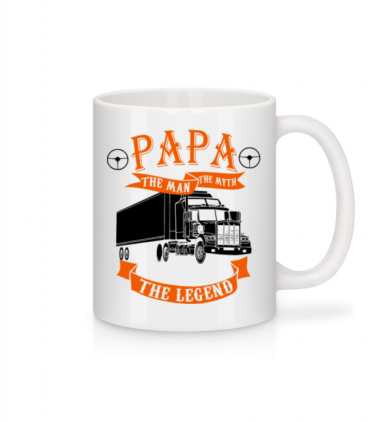 Papa The Legend - Mug - White - Vorn