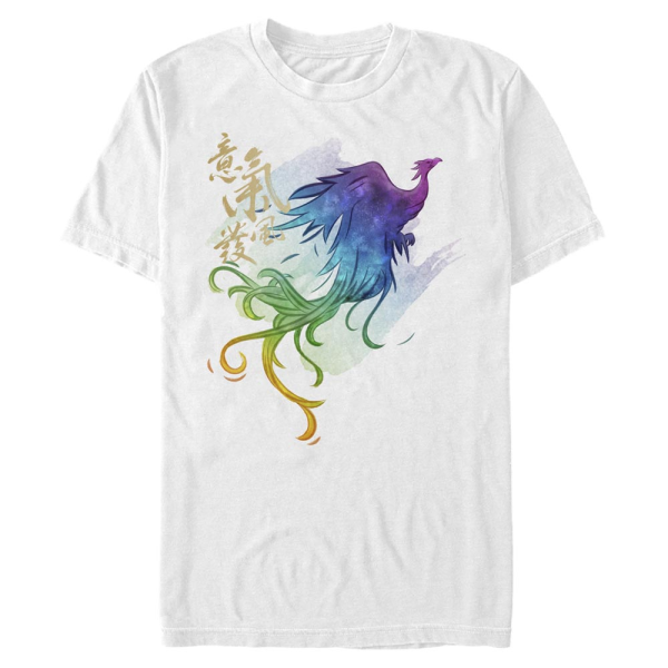 Disney - Mulan - Phoenix Watercolor - Men's T-Shirt - White - Front