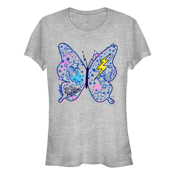 Netflix - Julie And The Phantoms - Butterfly doodle - Women's T-Shirt - Heather grey - Front